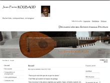 Tablet Screenshot of jeanpierreroubaud.com